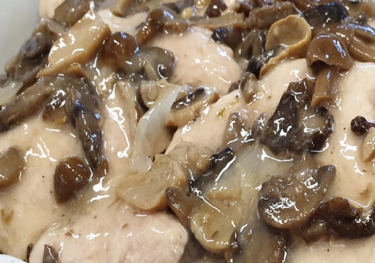 scaloppine ai funghi rosticceria flavia